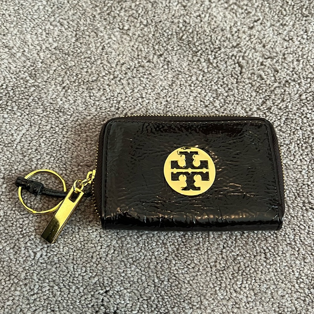 Tory Burch Black and Gold Wallet